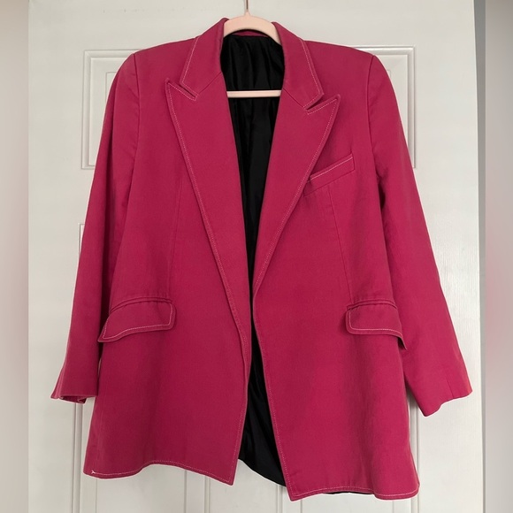 thebe magugu Jackets & Blazers - Chic Women's Pink Blazer